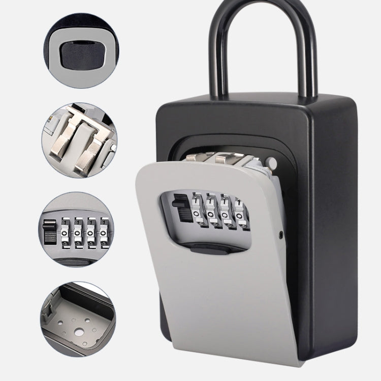 KS6500 Installation-free Hanging Decoration Key Password Box, Grey KS6500 Installation-free Hanging Decoration Key Password Box, Grey